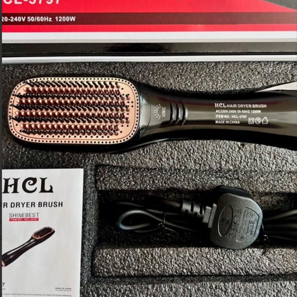 فرشاة هواء ساخن لتمليس و فرد الشعر 3 فى 1 من HLC , ضمان عامين