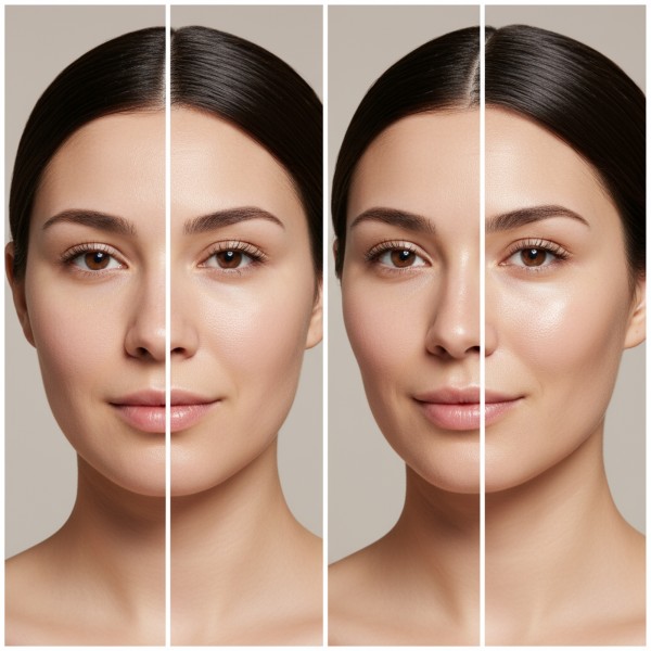 فرشاة وجه جديدة للكونتور اللمفاوي