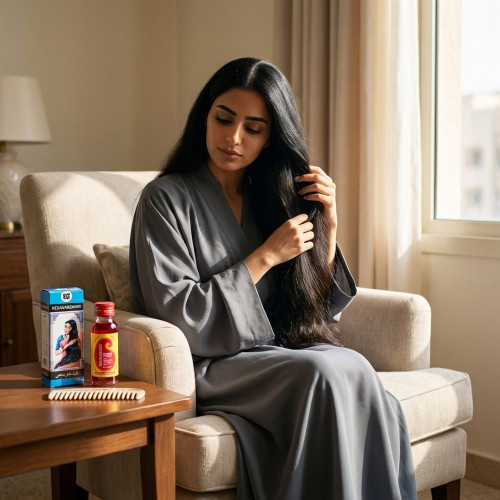 زيت كيشافار دهني لتغذية وترطيب الشعر