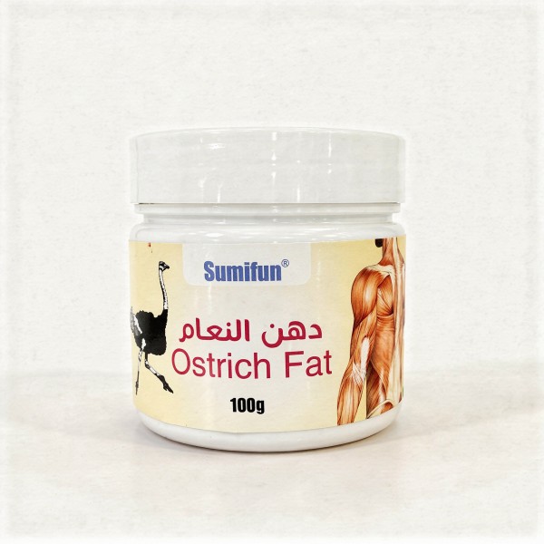 دهن النعام لمزق العضلات والام المفاصل