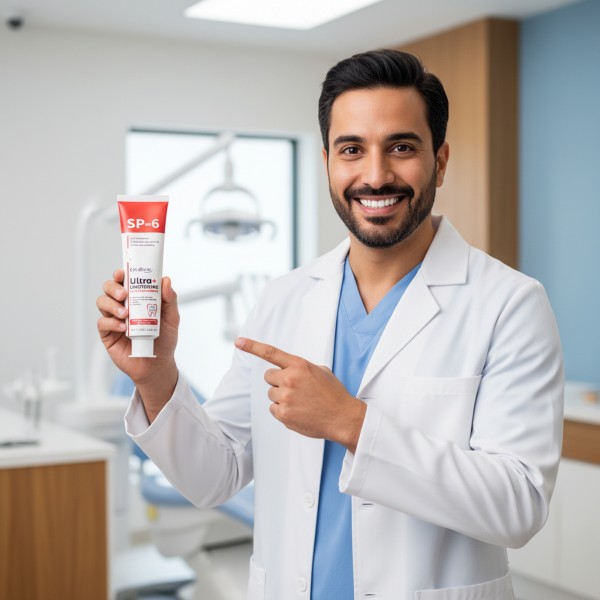 SP6 - المعجون الأسرع و الأقوى لتبييض الأسنان