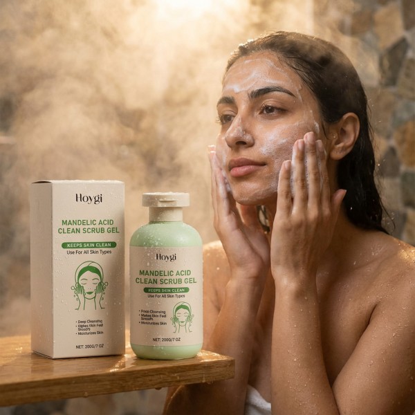 الجل الصيني للجسم لتقشير لطيف و إزالة الجلد الميت