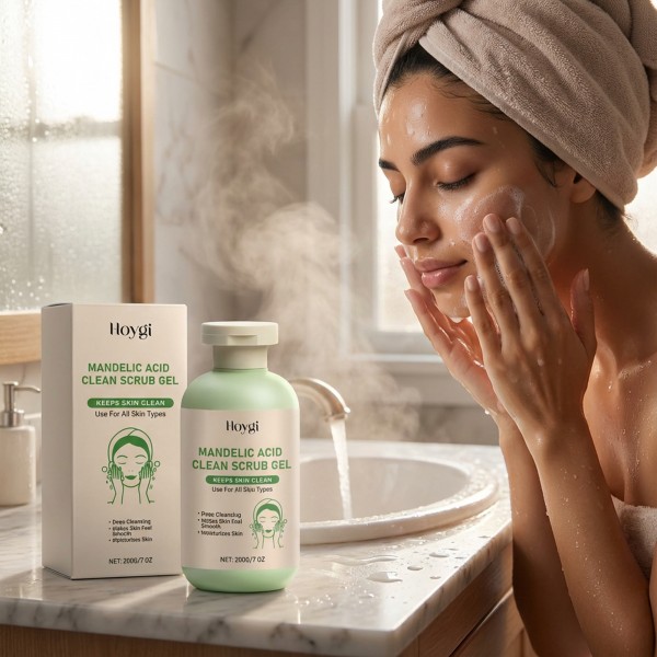 الجل الصيني للجسم لتقشير لطيف و إزالة الجلد الميت