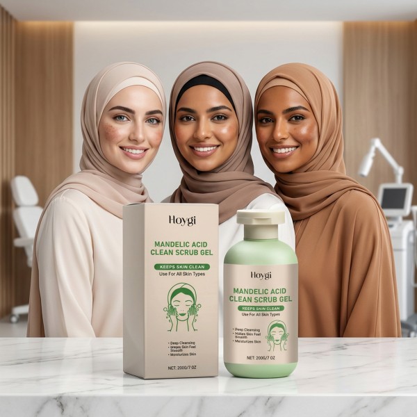 الجل الصيني للجسم لتقشير لطيف و إزالة الجلد الميت