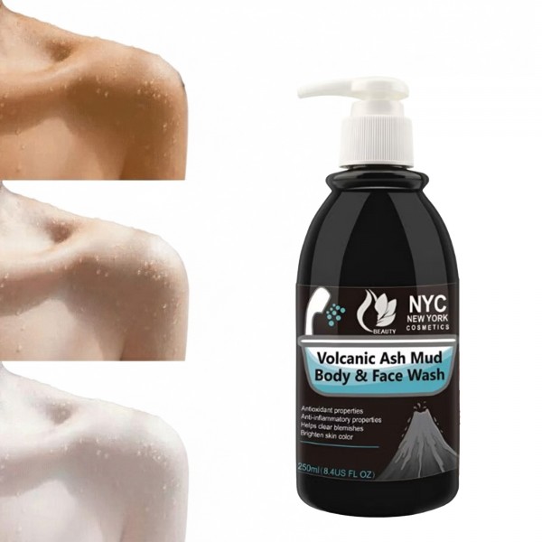 غسول الرماد البركاني لتفتيح و توحيد لون البشرة