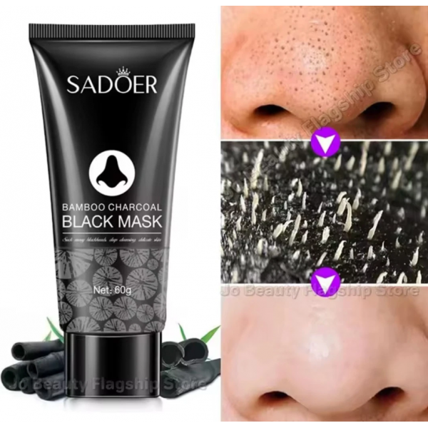 ماسك الفحم الأسود لتنقية البشرة وإزالة الرؤوس السوداء