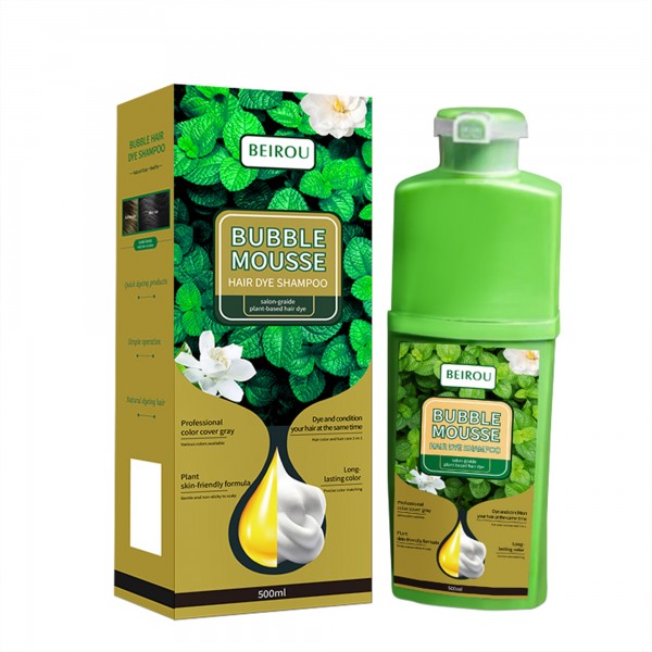 شامبو صبغة شعر أسود سريع المفعول وخال من الأمونيا Bubble Mousse