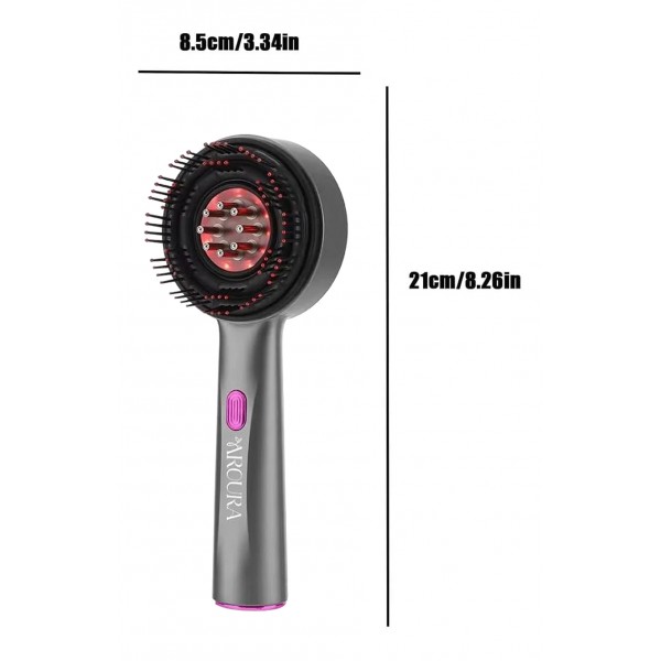 فرشاة تدليك فروة الرأس مع اداة توزيع الزيت