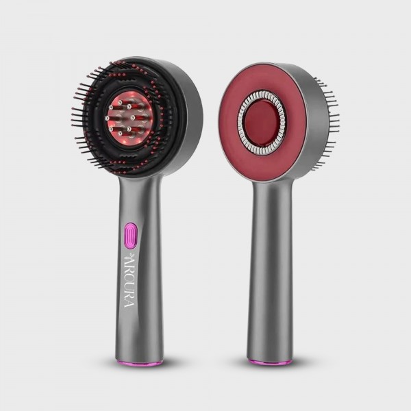 فرشاة تدليك فروة الرأس مع اداة توزيع الزيت