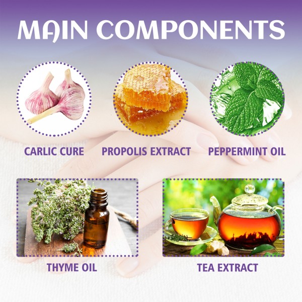 بخاخ مضاد للفطريات للأظافر لليدين والقدمين