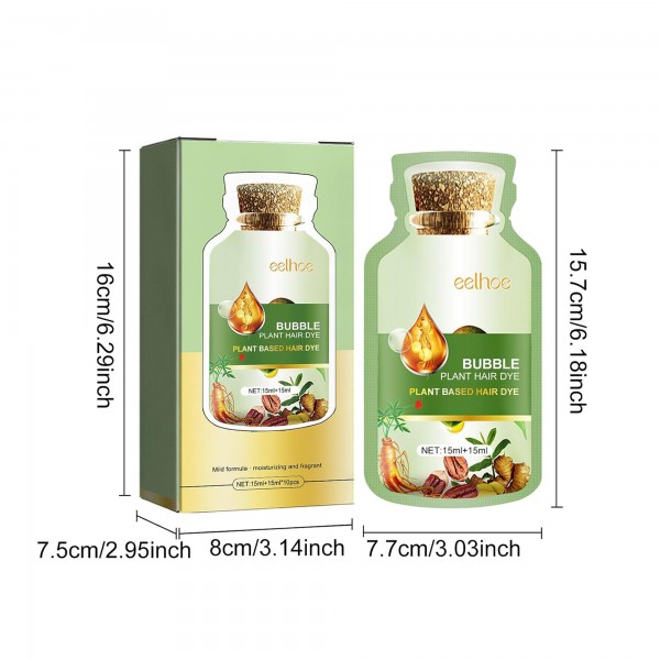 شامبو أسود خالي من الأمونيا لتلوين الشعر للنساء