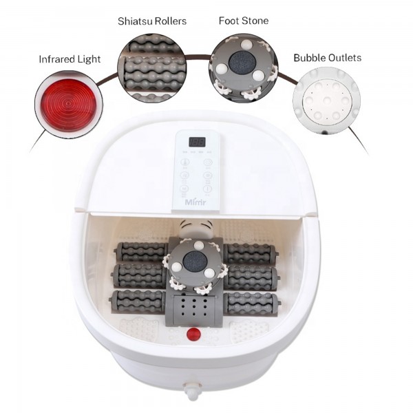 بكج العيد الفاخر للعناية بالقدمين - جهاز مساج 500 واط + مبرد كهربائي ذكي