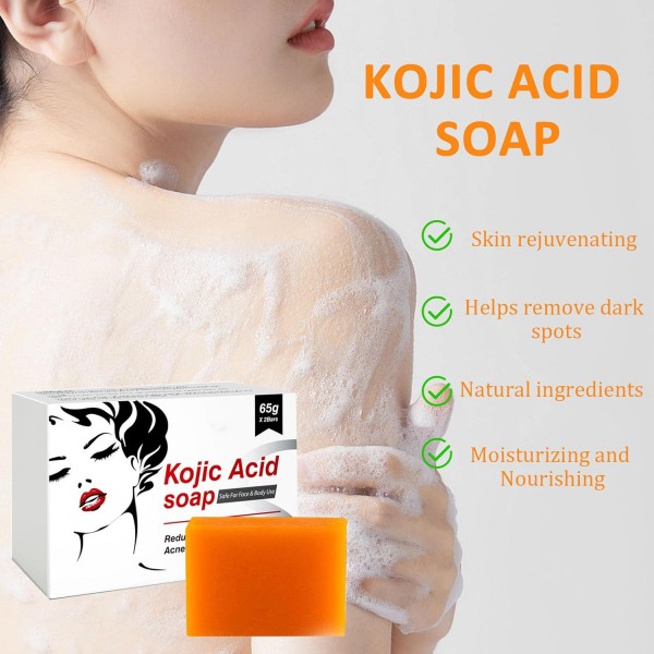 عرض 3 من صابون حمض الكوجيك الكوري