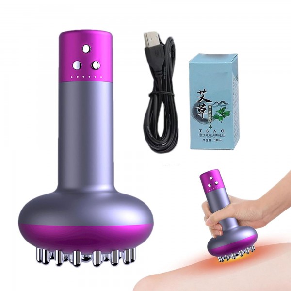 جهاز تدليك كهربائي مع 6 مستويات ضغط ساخن+ ليدا لازالة علامات التمدد