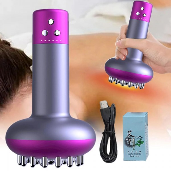 عرض مع حزام رياضي قابل للتعديل لتنحيف البطن والساق بالحرارة معجهاز تدليك كهربائي مع 6 مستويات ضغط ساخن