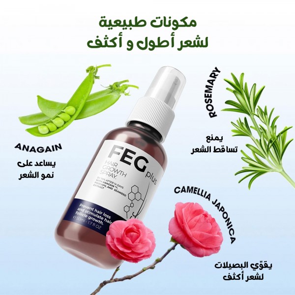 بخاخ  لنمو الشعر  عرض 2+ درما رولر هدية -