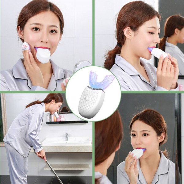 عرض LED فرشاة الأسنان الأوتوماتيكية بتقنية+ معجون النياسينامديد هدية