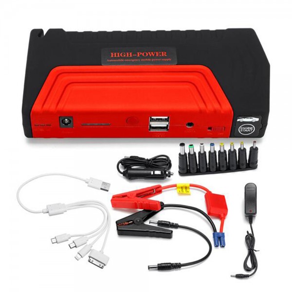 جامب ستارتر للبطارية و منفاخ للسيارة  بضمان عام