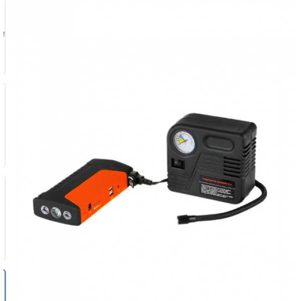 جامب ستارتر للبطارية و منفاخ للسيارة  بضمان عام