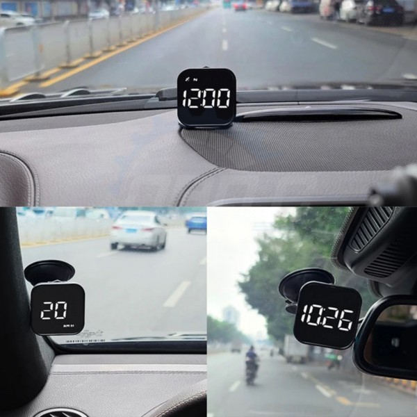 رادار السرعة الذكي HUD - عداد رقمي بنظام GPS وتنبيهات الأمان والسرعة الزائدة