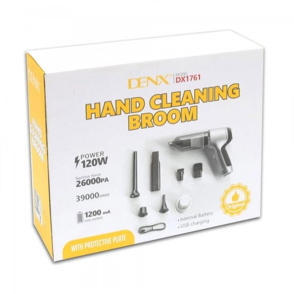 مكنسة كهربائية لاسلكية محمولة باليد من Denx بضمان عامين