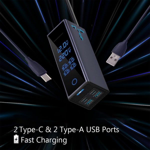 محول شاحن سيارة 300 واط AC 220V إلى 12V