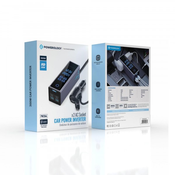 محول شاحن سيارة 300 واط AC 220V إلى 12V