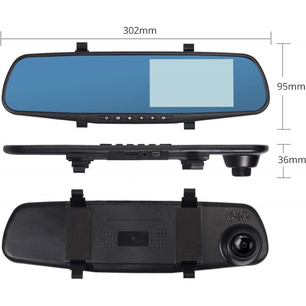 داش كام المراية المزدوجة تركب بولّاعة السيارة بضمان عام