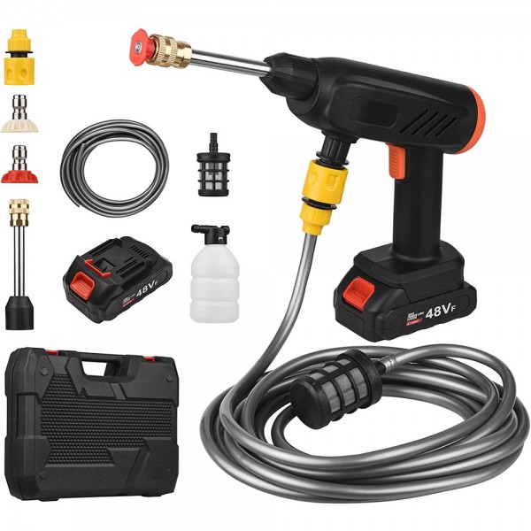 مضخة فوم لاسلكية شديدة بقوة 400 واط وبطارية بضمان عام