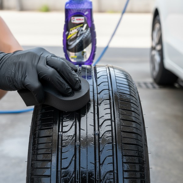 ملمع كفرات طويل المفعول يعطي لمعة تدوم حتى بعد الغسيل