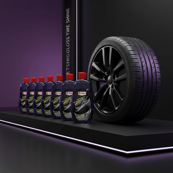 ملمع كفرات طويل المفعول يعطي لمعة تدوم حتى بعد الغسيل