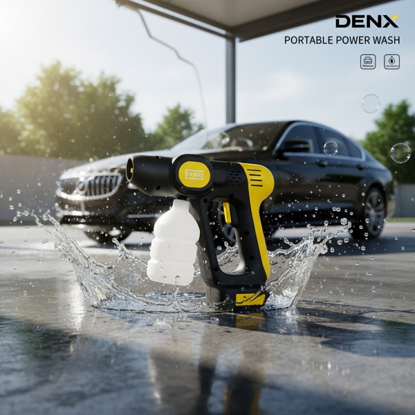 مرش غسيل السيارات بضغط عالي DENX بقوة 180W  20000 بضمان عامين
