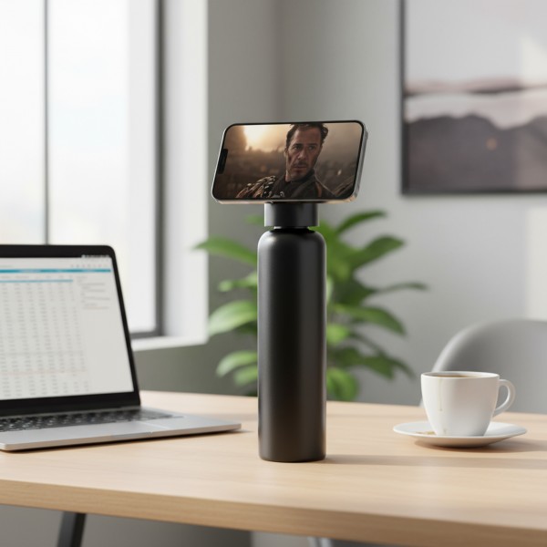 زجاجة مياه بحامل جوال مغناطيسي