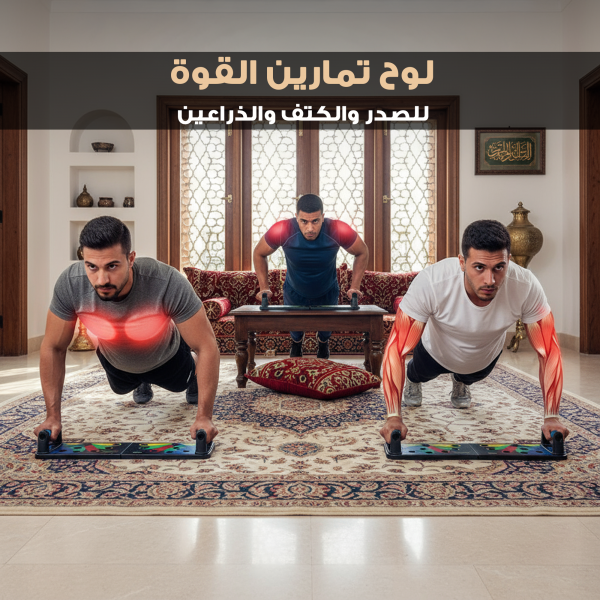 لوح تمارين القوة للصدر والكتف والذراعين