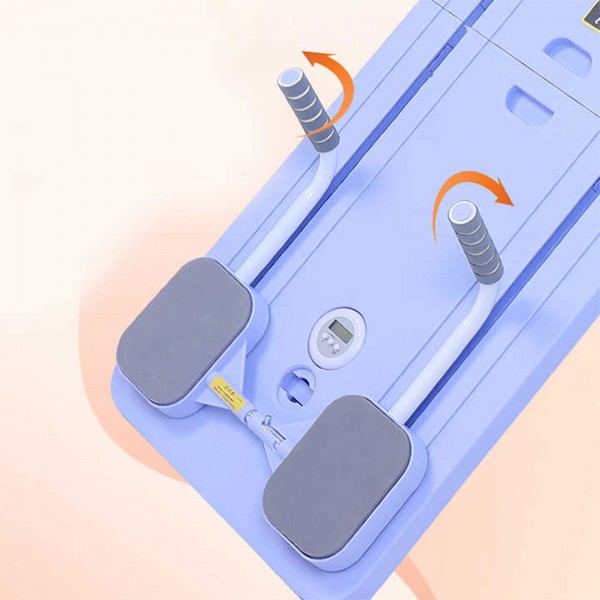 لوح بيلاتس قابل للطي مع أحزمة مقاومة لتمارين الجسم بالكامل بشاشة رقمية