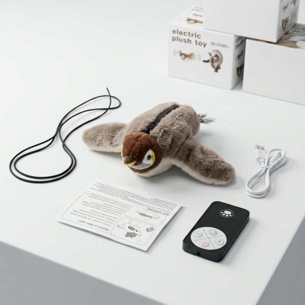 لعبة قطة تفاعلية قابلة لإعادة الشحن