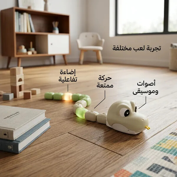 لعبة ثعبان جشع مغناطيسية تعمل بالتحكم عن بعد