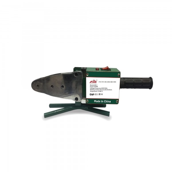 ماكينة لحام مواسير السباكة (PPR/PVC) مع طقم لقم متعددة المقاسات