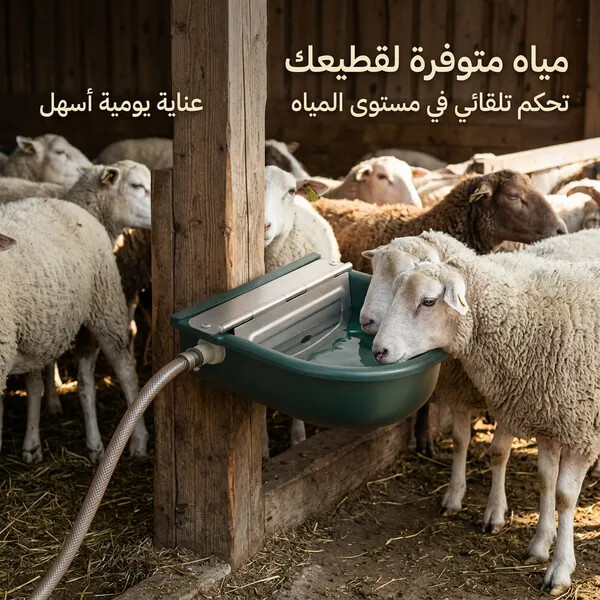 أحواض شرب الأغنام البلاستيكية ومعدات سقي الأغنام لتربية الماشية