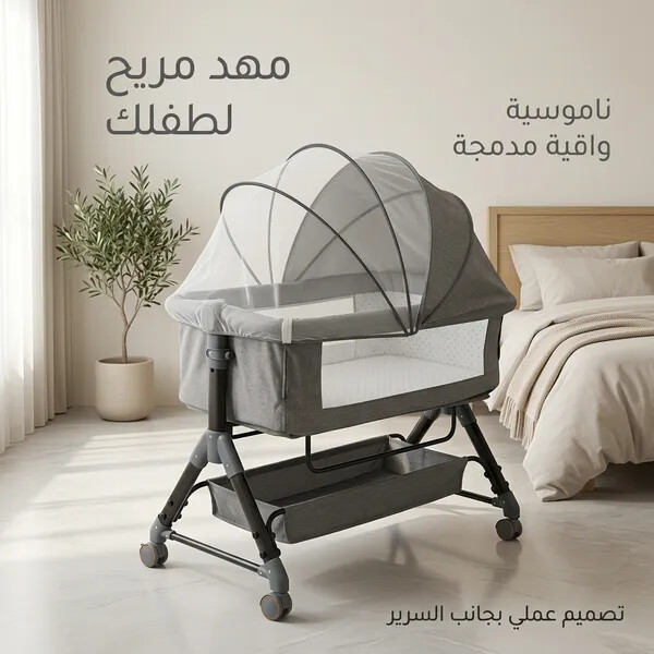 سرير هزاز للنوم ومهد وأرجوحة مريحة للرضع