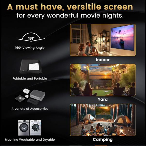 شاشة عرض 120 بوصة