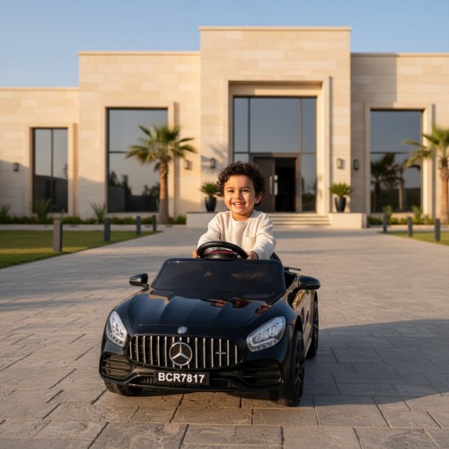 سيارة أطفال كهربائية مرسيدس اسود