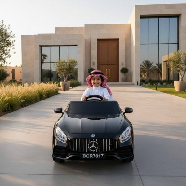 سيارة أطفال كهربائية مرسيدس اسود