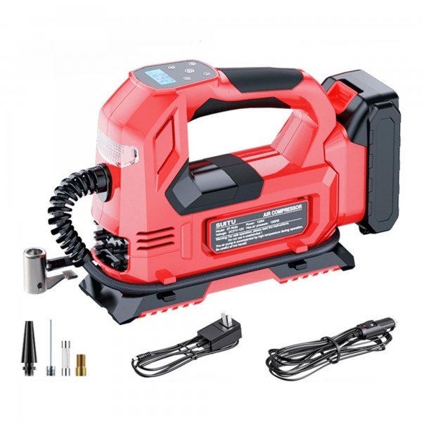 بنك طاقة لبطارية السيارة+منفاخ اطارات