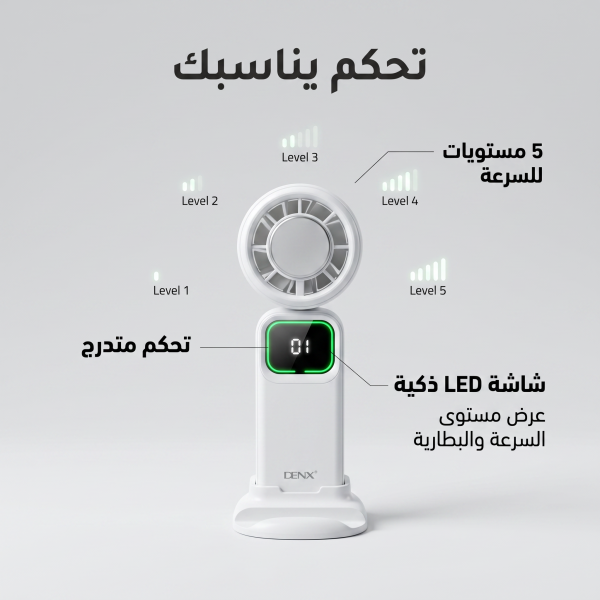 مروحة رقبة توربو محمولة