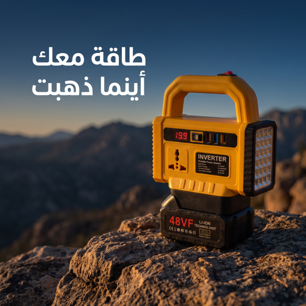 محول طاقة متنقل متعدد الوظائف للاستخدام الخارجي
