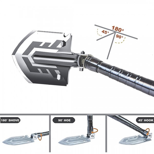 مجرفة التخييم الفولاذية قابلة للتعديل
