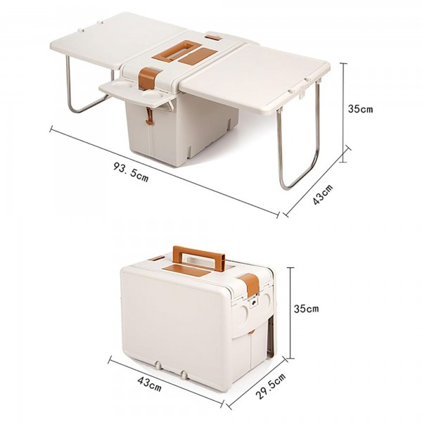 2x1 ثلاجة و ترابيزة قابلة للطي