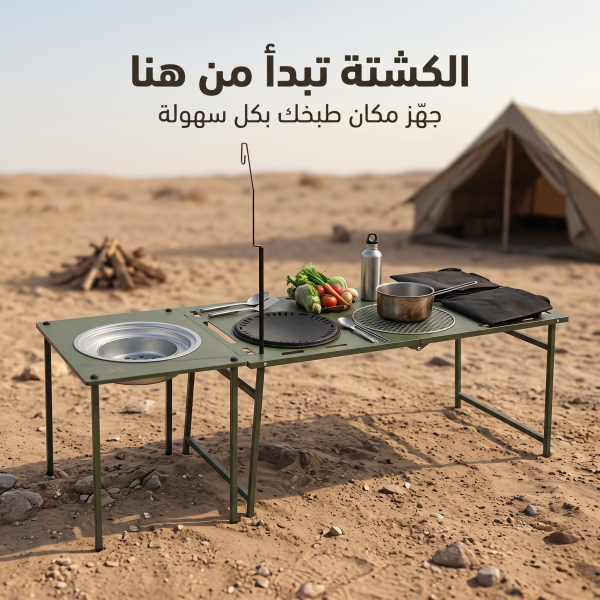 طقم طاولة تخييم