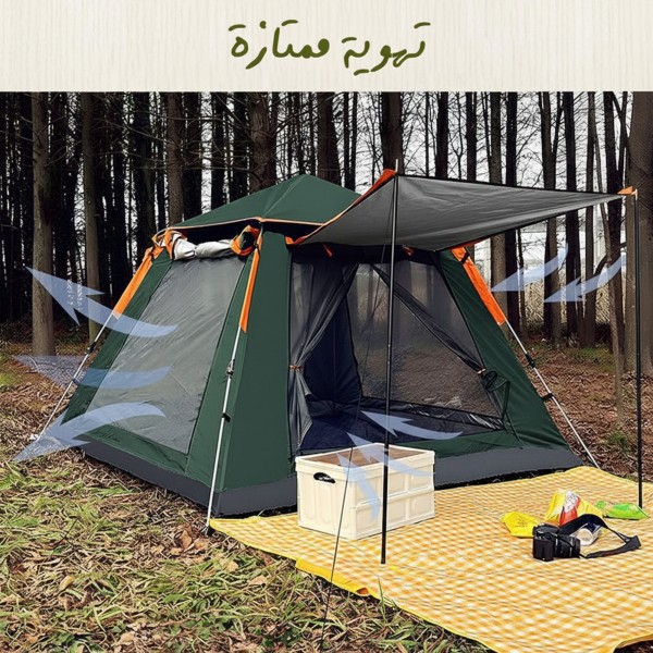 خيمة رحلات أوتوماتيكية، قابلة للطي وسهلة الفك والتركيب